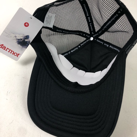 Marmot Quilted Winter Trucker Hat Mesh Cap NWT - Picture 3 of 9